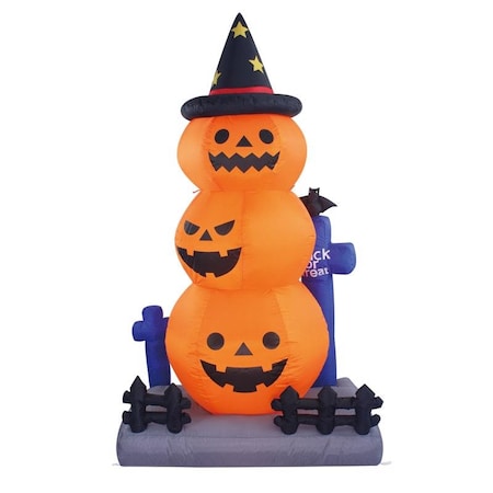 Celebrations Celebrations 6 ft. Prelit Pumkins Inflatable MY-23HP633